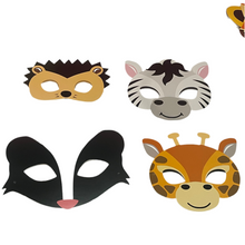 Cargar imagen en el visor de la galería, Paquete de máscaras de animales salvajes de Cartón
