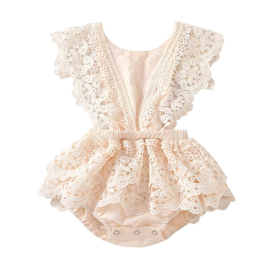 Lace romper baby