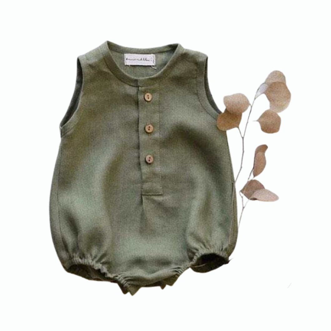 Romper baby boy verde